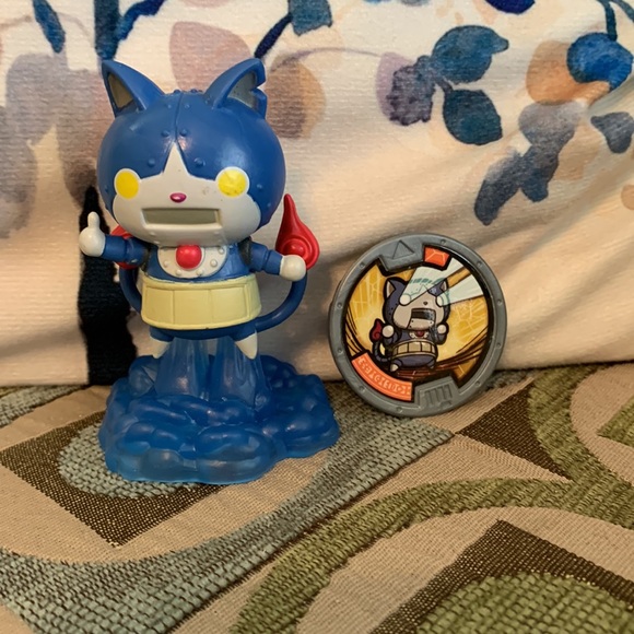 Yo Kai YoKai Medal Moments Robonyan Figure Coin Collectible Vintage Rare Toy New - Picture 2 of 4